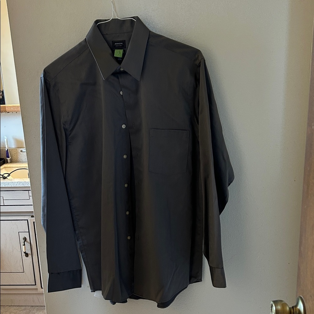 Men's Black Dress Shirt